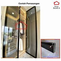 Handle Pintu Lemari Aluminium Panjang